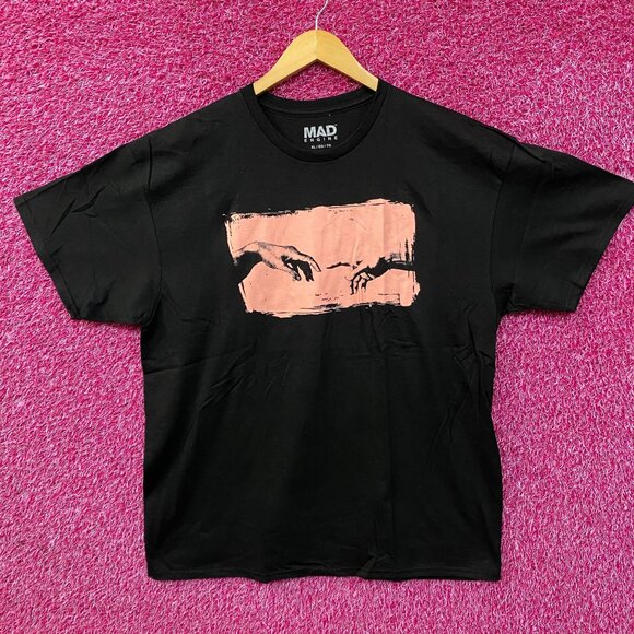 Mad Engine Michelangelo Adam Creation Art T-Shirt XL - Picture 1 of 4
